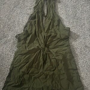 Honey Belle Olive Green Top